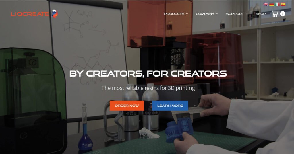 Liqcreate dental 3D printer resin