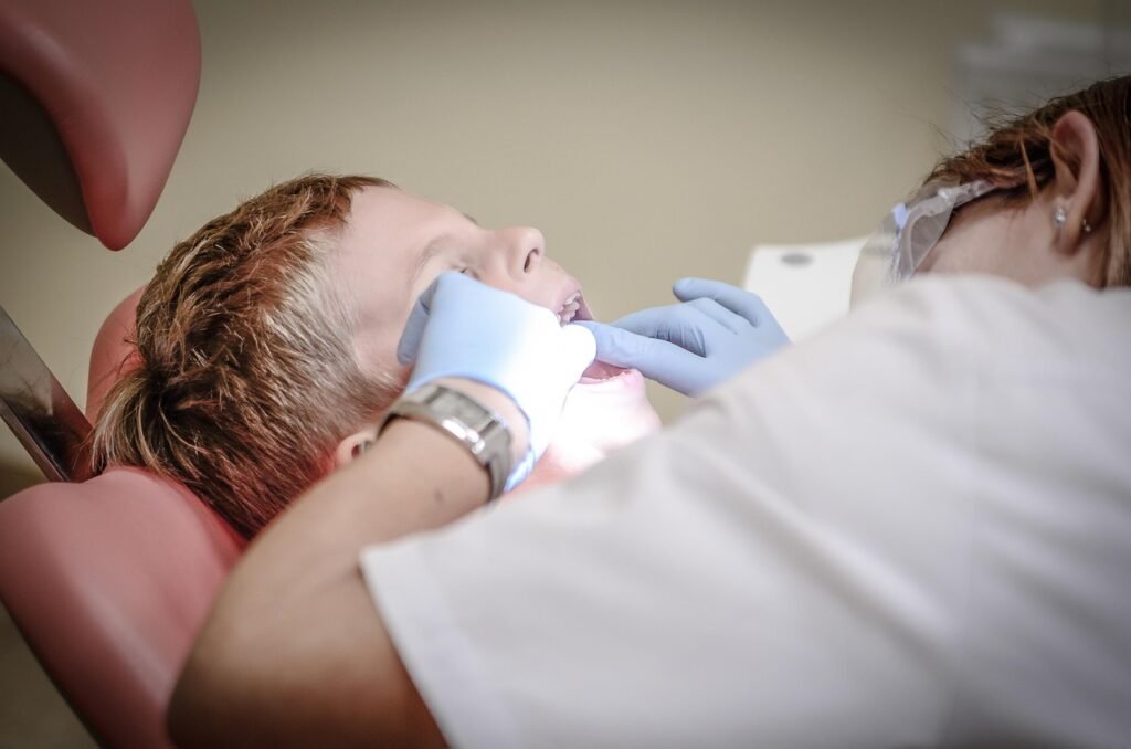 A close-up look for placing dental wax