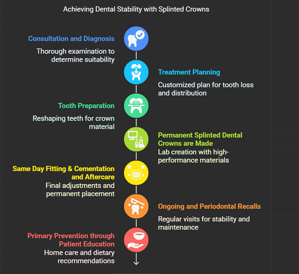 Achieving Dental Stability with Splinted Crowns