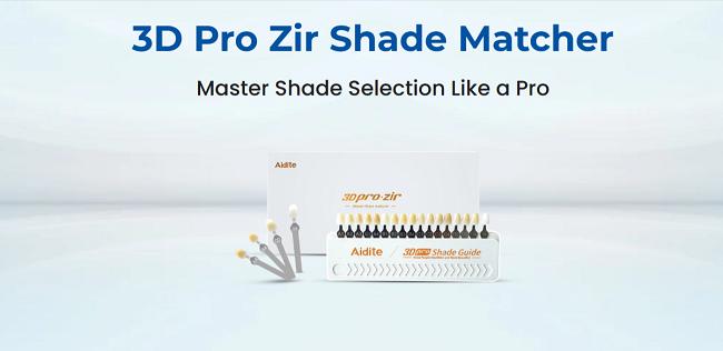Aidite Dental Shade Guide Features