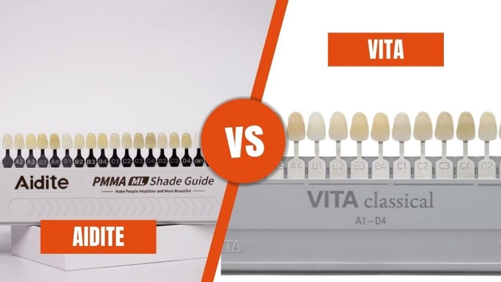 Aidite vs Vita Dental Shade Guide