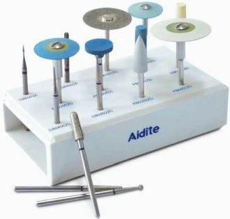 Aidite’s zirconia polishing kit