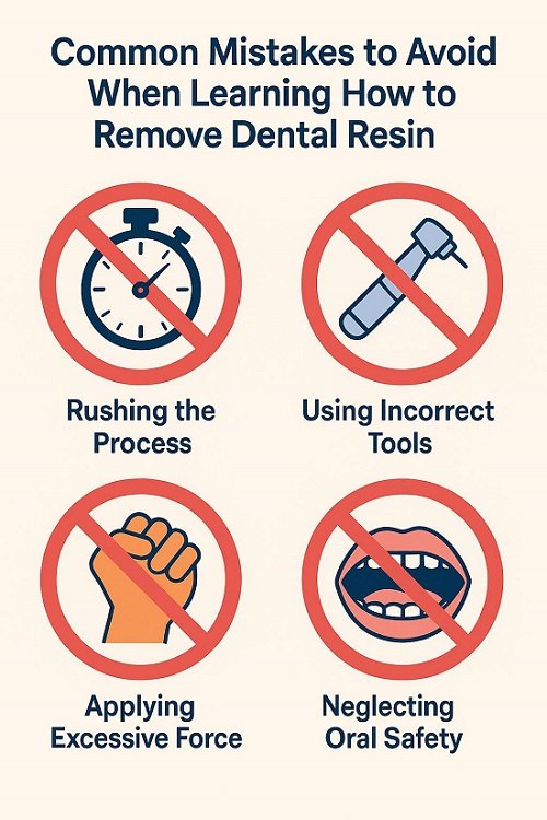 Common Mistakes to Avoid when removing resin 