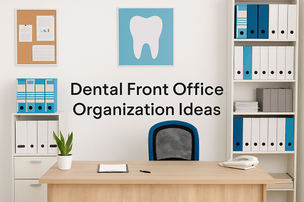 Dental front office organization ideas