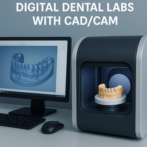 Digital dental labs with CAD/CAM