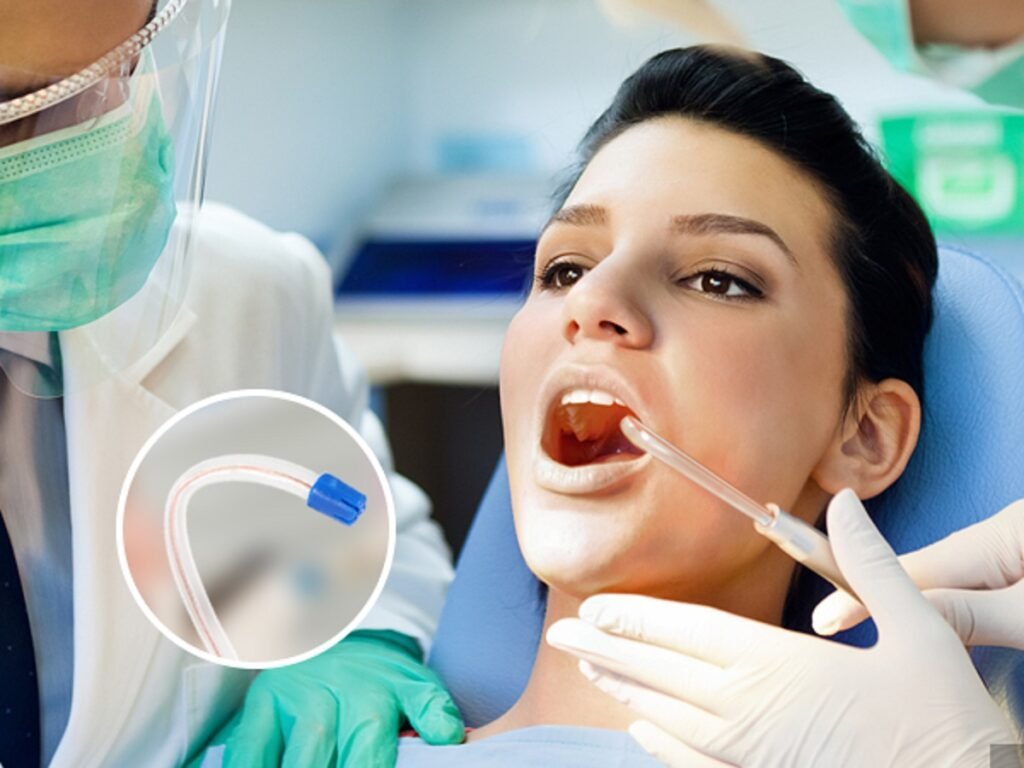 Oral evacuation system
