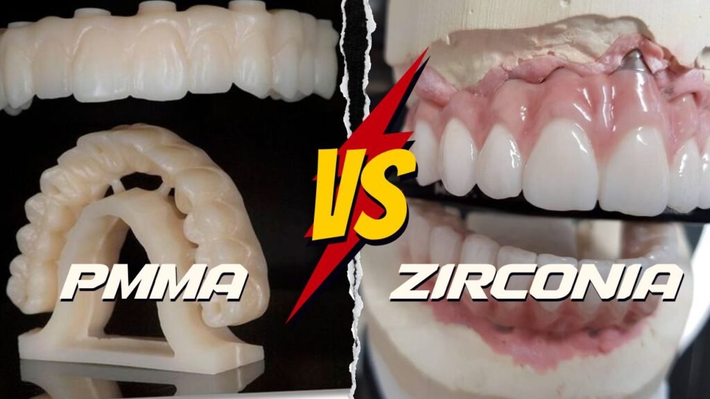 PMMA vs Zirconia