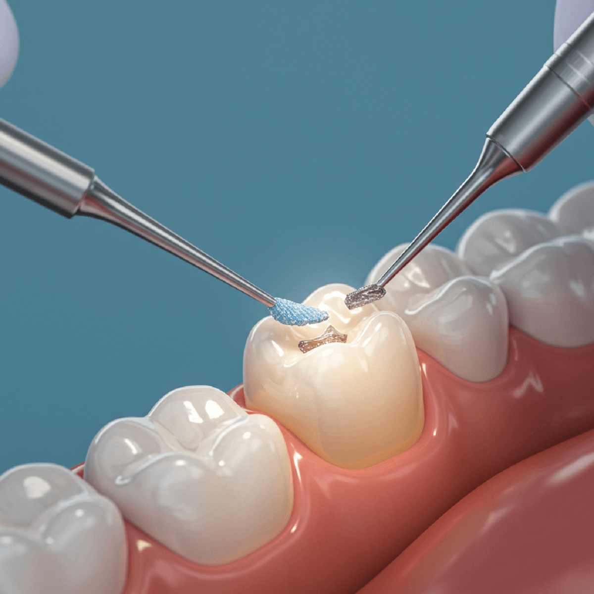 Removing dental resin
