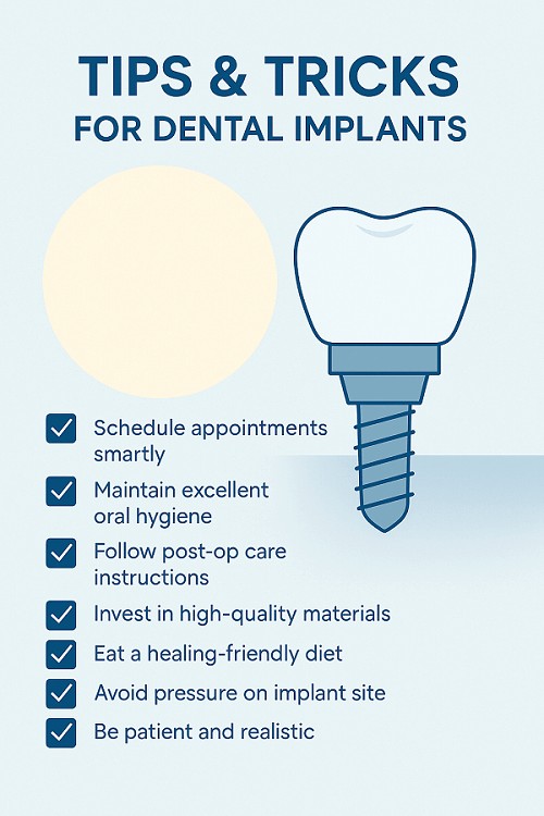 Tips & Tricks for dental implent