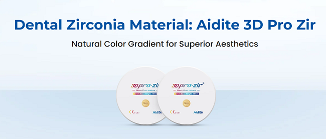 Zirconia material from Aidite